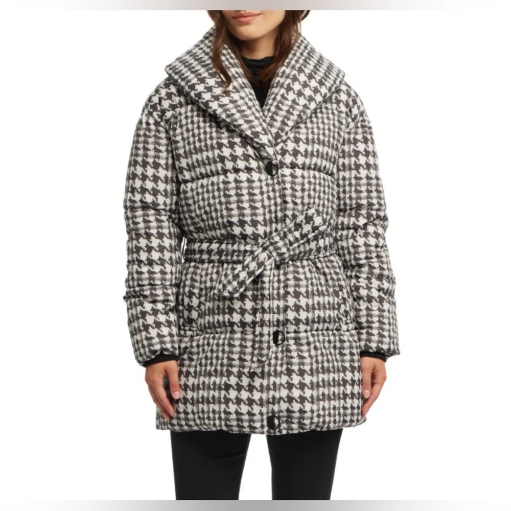 Badgley Mischka Yoko Shawl Collar Puffer Jacket NWT - Picture 8 of 15